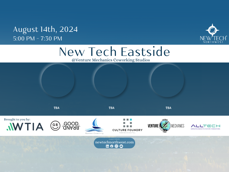 New Tech Eastside August 2024 Meetup